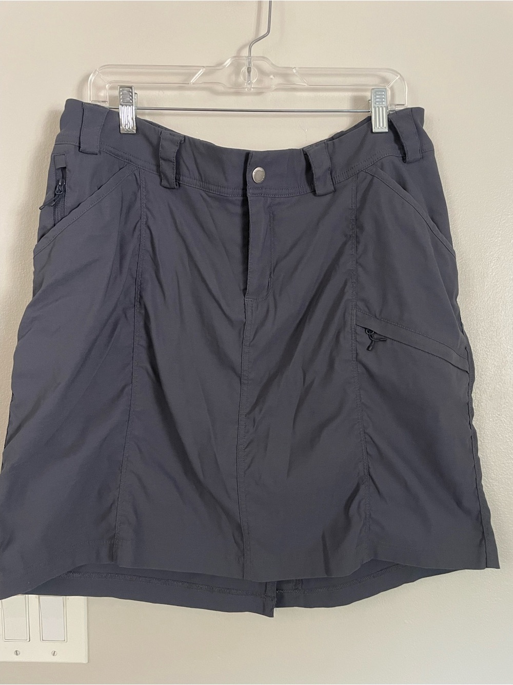 Duluth Trading Company Dry on The Fly Skort Sz 16 Utility Pockets Golf Hiking